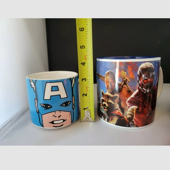 NWOT 4 Marvel/Disney/ Captain America, Dare Devil, Guardians of the GalaxyMugs - Picture 4 of 12